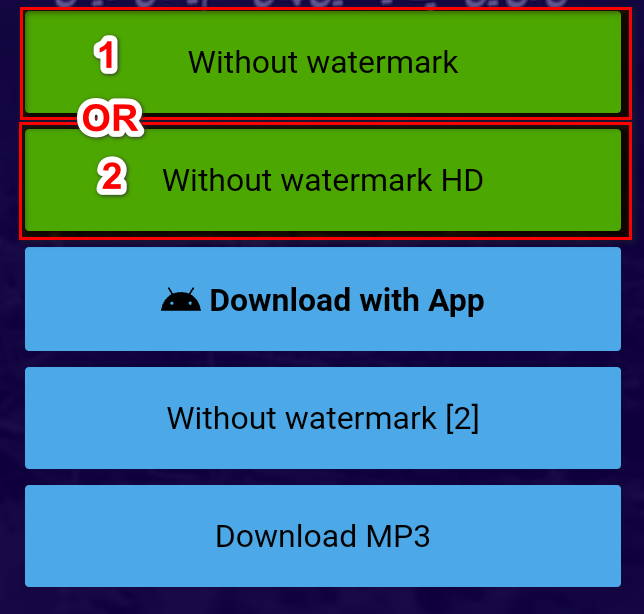 Tendrás un par de opciones disponibles frente a ti.  Cómo guardar un video de TikTok sin marca de agua